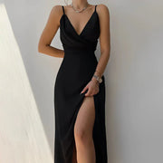 Elegant dress with cut-out for women