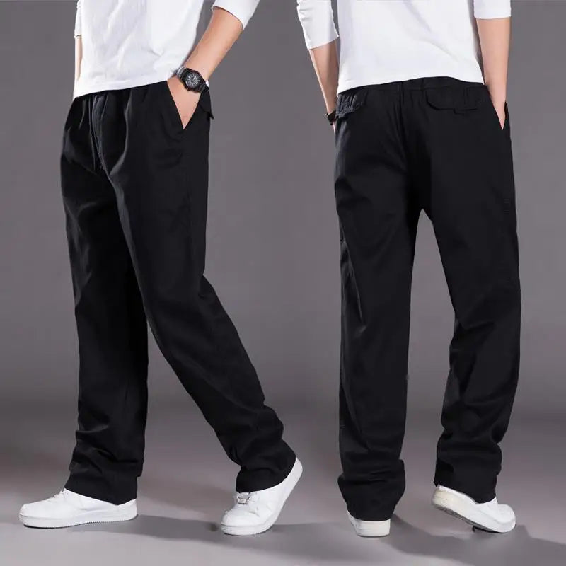 Wide-leg trousers for men