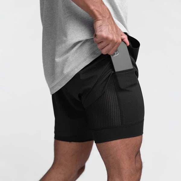 Men’s shorts with drawstring and pockets